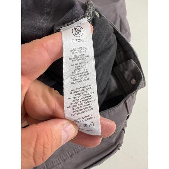 G/FORE Performance Fabric 4-way Stretch Golf Tour 5 Pocket Pant 30x31 Grey - Picture 4 of 6